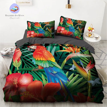 Housse de Couette Perroquet 1 Personne